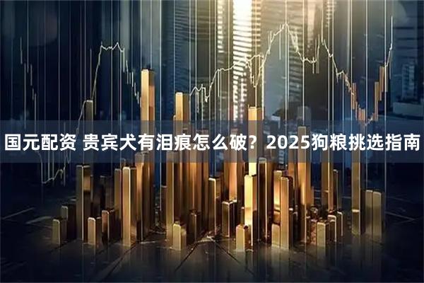 国元配资 贵宾犬有泪痕怎么破？2025狗粮挑选指南