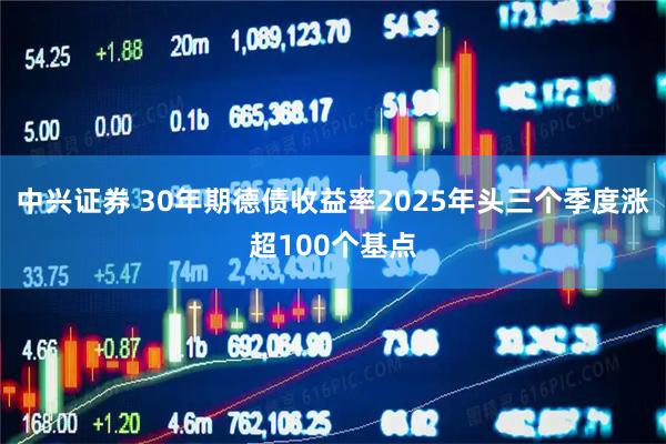 中兴证券 30年期德债收益率2025年头三个季度涨超100个基点