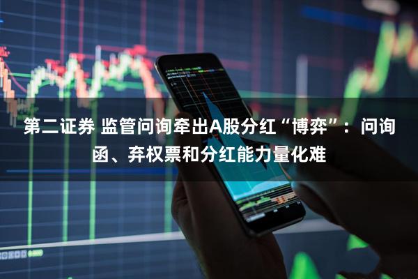 第二证券 监管问询牵出A股分红“博弈”：问询函、弃权票和分红能力量化难