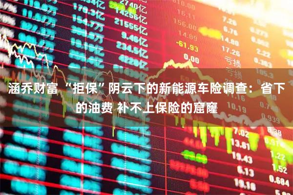 涵乔财富 “拒保”阴云下的新能源车险调查：省下的油费 补不上保险的窟窿
